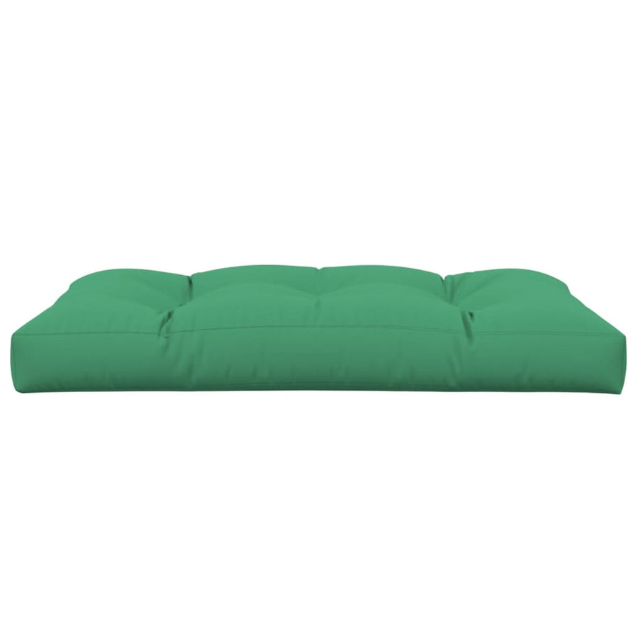 Palletkussen 120x80x12 cm stof groen