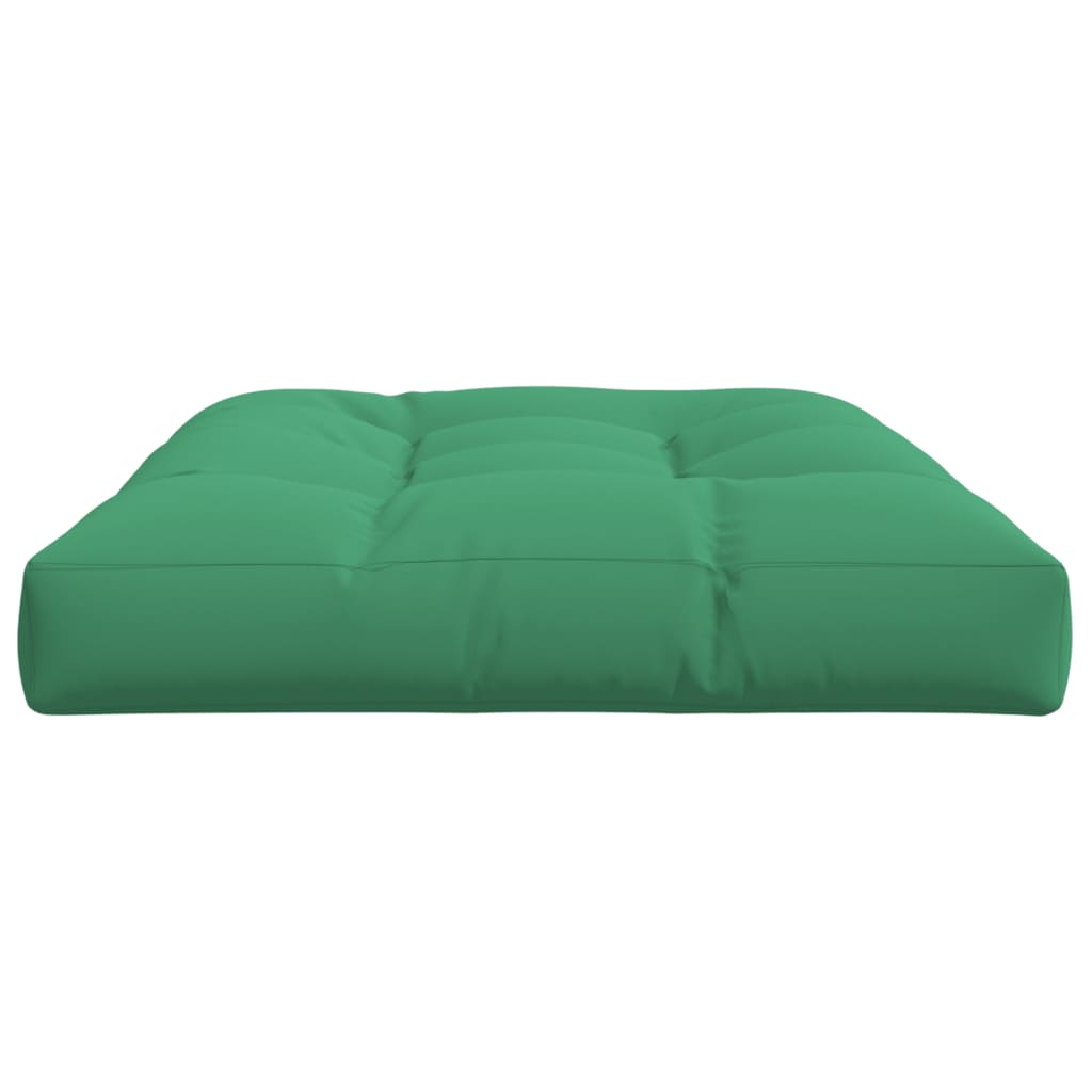 Palletkussen 120x80x12 cm stof groen