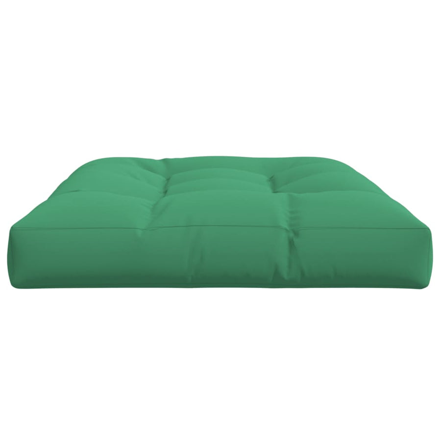 Palletkussen 120x80x12 cm stof groen