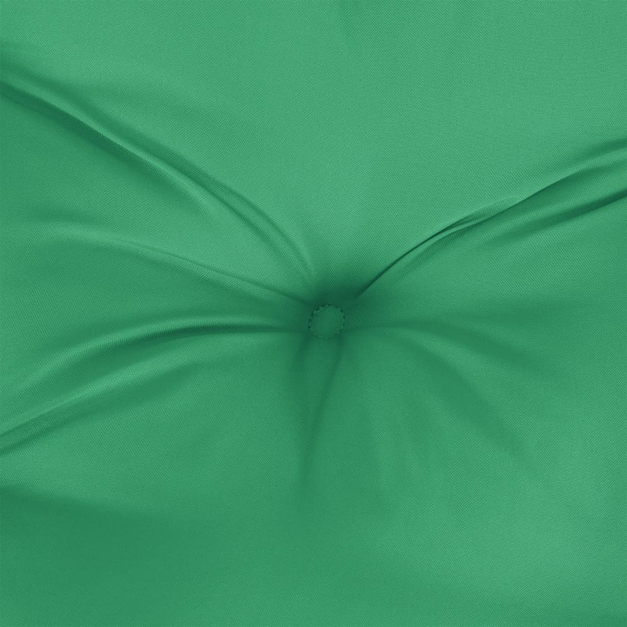Palletkussen 120x80x12 cm stof groen