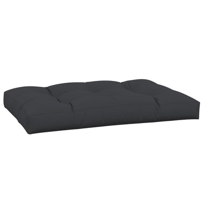 Palletkussen Stof 120 x 80 x 12 cm Zwart