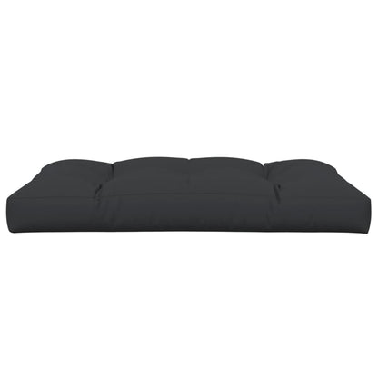 Palletkussen Stof 120 x 80 x 12 cm Zwart