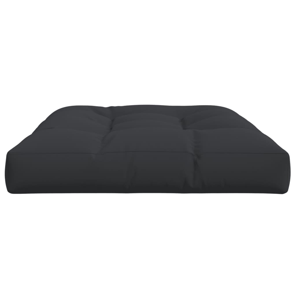 Palletkussen Stof 120 x 80 x 12 cm Zwart