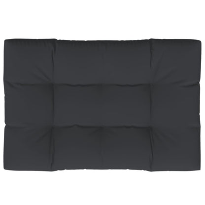 Palletkussen Stof 120 x 80 x 12 cm Zwart