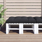 Pallet cushion 120x80x12 cm fabric black