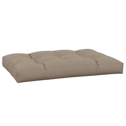 Palletkussen 120x80x12 cm stof taupe