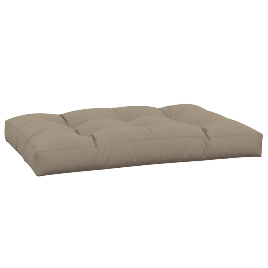 Palletkussen 120x80x12 cm stof taupe
