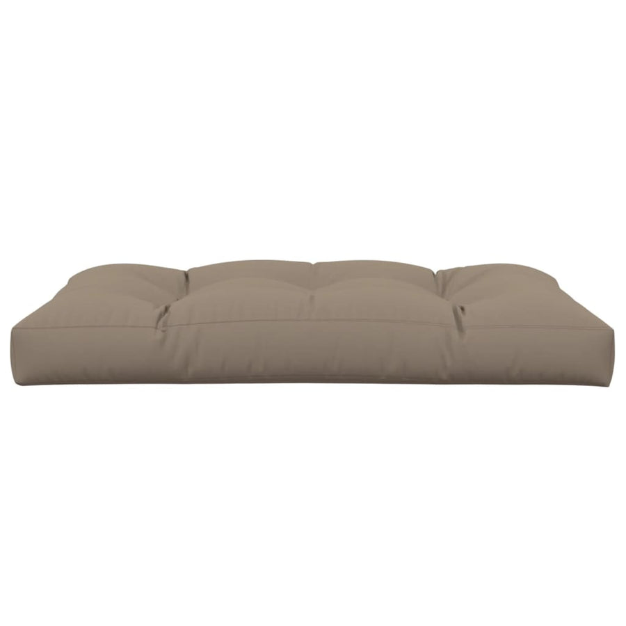 Palletkussen 120x80x12 cm stof taupe