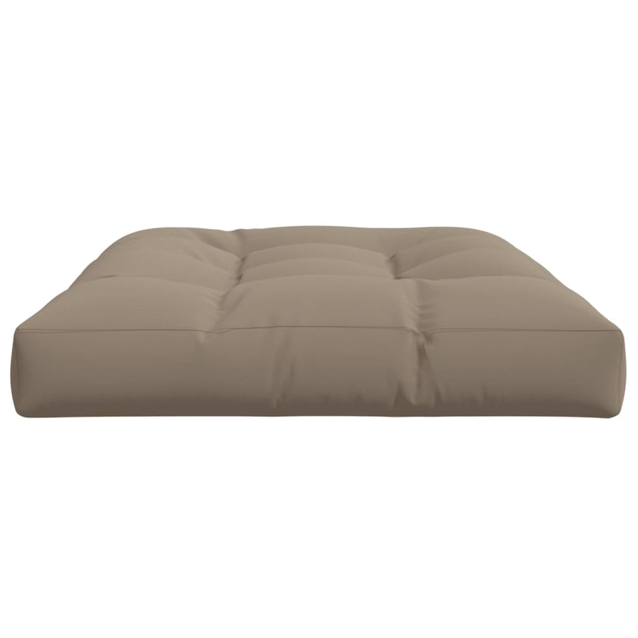 Palletkussen 120x80x12 cm stof taupe