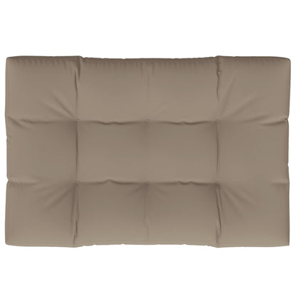 Palletkussen 120x80x12 cm stof taupe