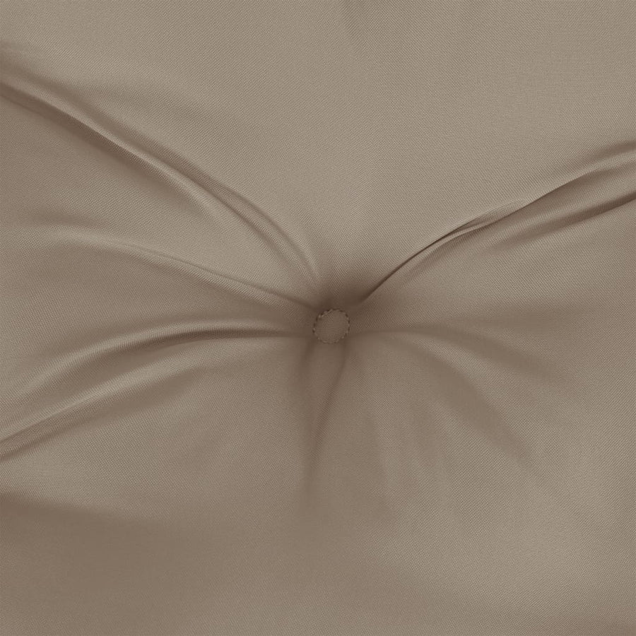 Palletkussen 120x80x12 cm stof taupe