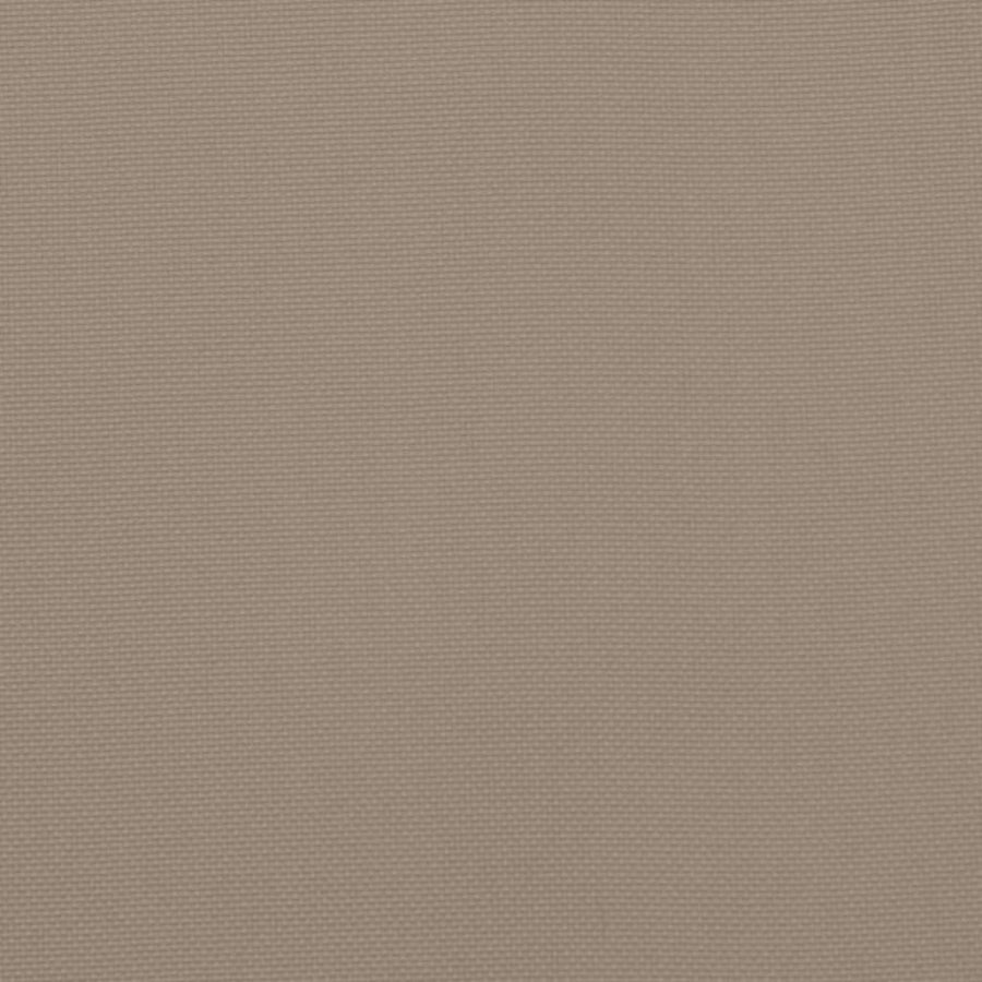 Palletkussen 120x80x12 cm stof taupe