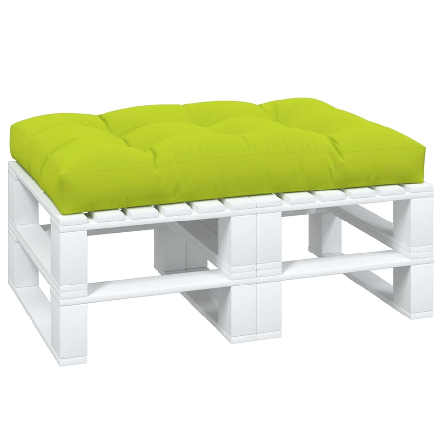 Palletkussen 120x80x12 cm stof heldergroen