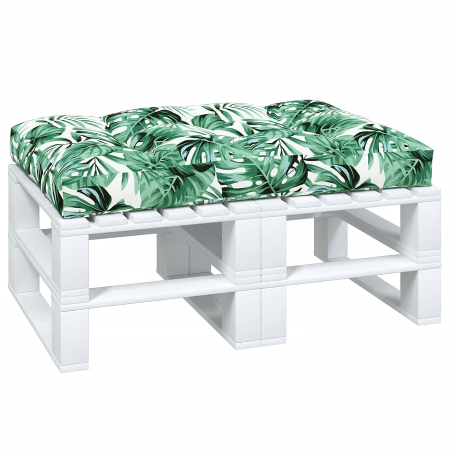 Palletkussen 120x80x12 cm stof groen