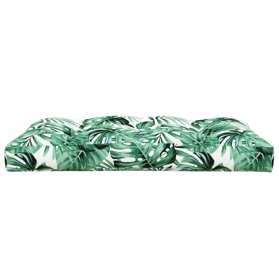 Palletkussen 120x80x12 cm stof groen