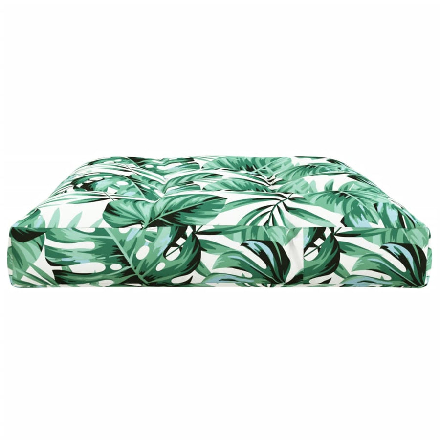 Palletkussen 120x80x12 cm stof groen