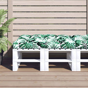 Pallet cushion 120x80x12 cm fabric green