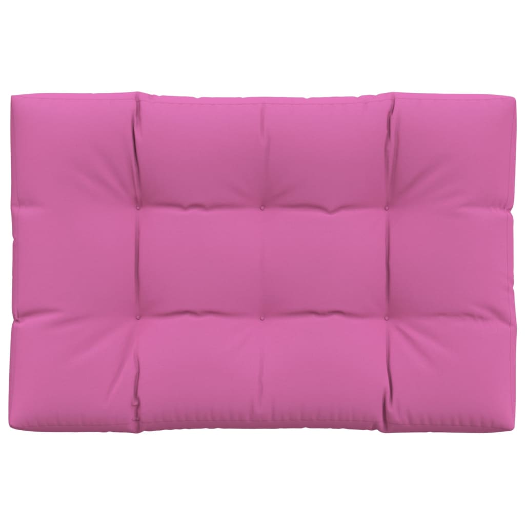Palletkussen Stof Roze 120 x 80 x 12 cm