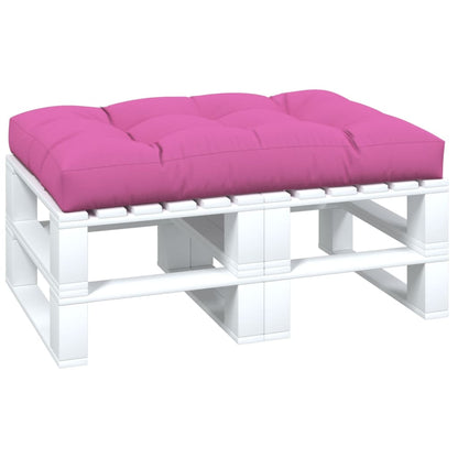 Palletkussen Stof Roze 120 x 80 x 12 cm