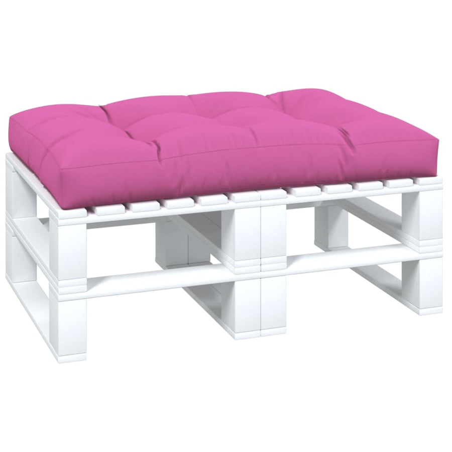 Palletkussen Stof Roze 120 x 80 x 12 cm