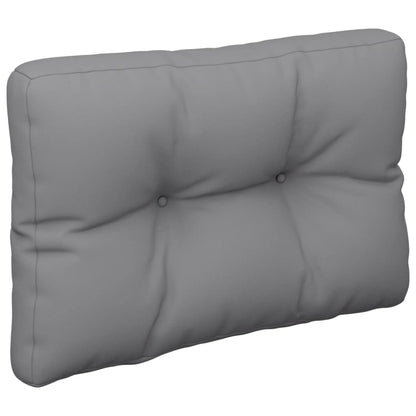 Palletkussen 50x40x12 cm stof grijs