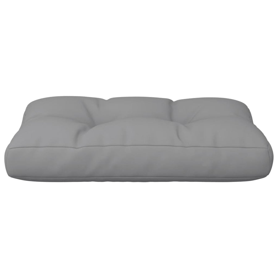 Palletkussen 50x40x12 cm stof grijs