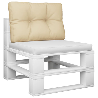 Palletkussen 50x40x12 cm stof beige