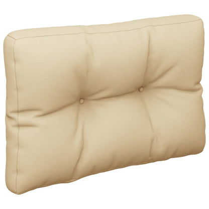 Palletkussen 50x40x12 cm stof beige