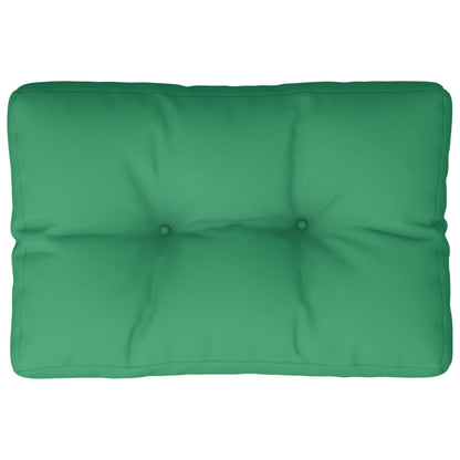 Palletkussen 50x40x12 cm stof groen
