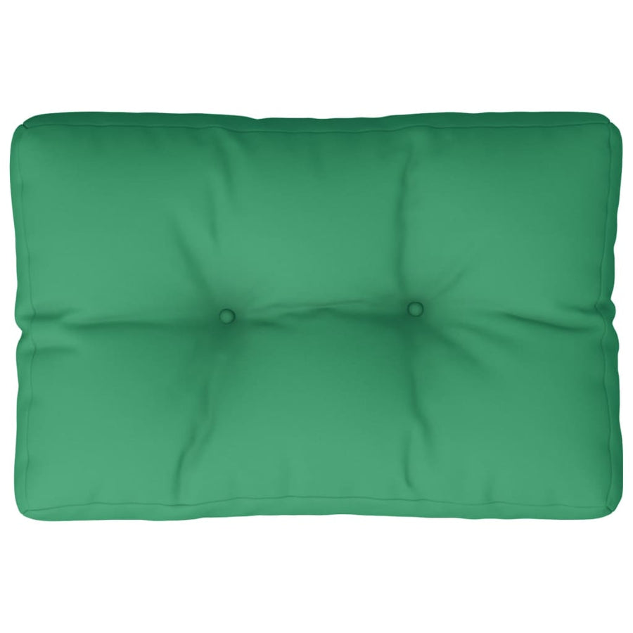 Palletkussen 50x40x12 cm stof groen