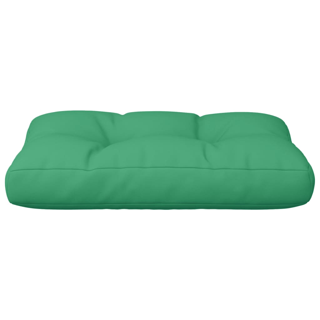 Palletkussen 50x40x12 cm stof groen