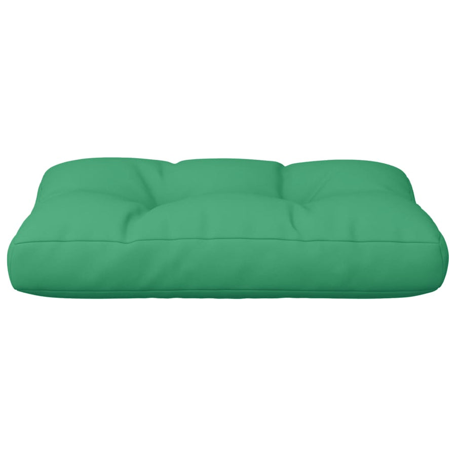 Palletkussen 50x40x12 cm stof groen