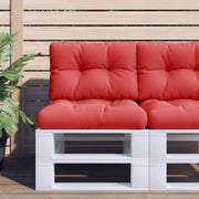 Palletkussen 50x40x12 cm rood polyester