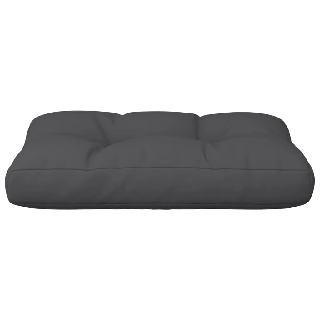 Palletkussen 50x40x12 cm stof zwart