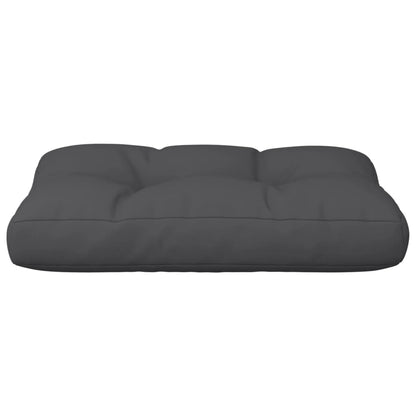 Palletkussen 50x40x12 cm stof zwart