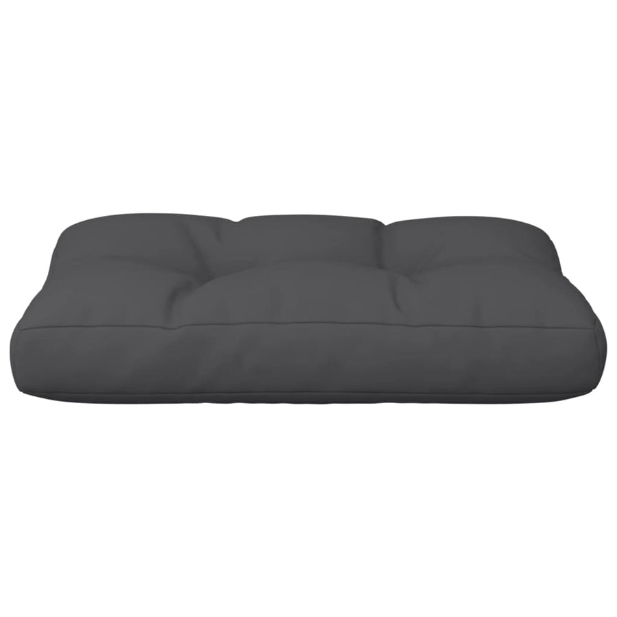 Palletkussen 50x40x12 cm stof zwart