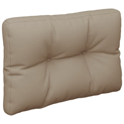 Palletkussen 50x40x12 cm stof taupe