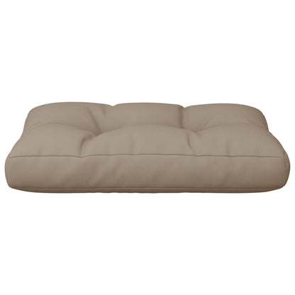 Palletkussen 50x40x12 cm stof taupe