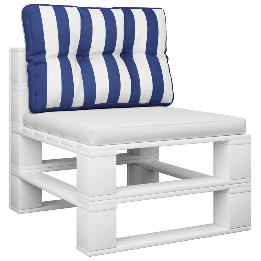 Palletkussen Gestreept Stof 50 x 40 x 12 cm