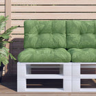 Palletkussen 50x40x12 cm bladpatroon stof