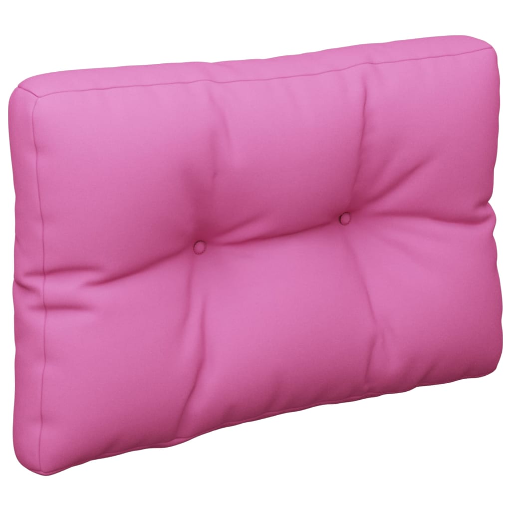 Palletkussen 50x40x12 cm stof roze