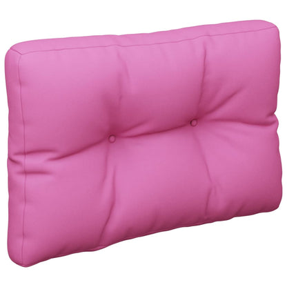 Palletkussen 50x40x12 cm stof roze