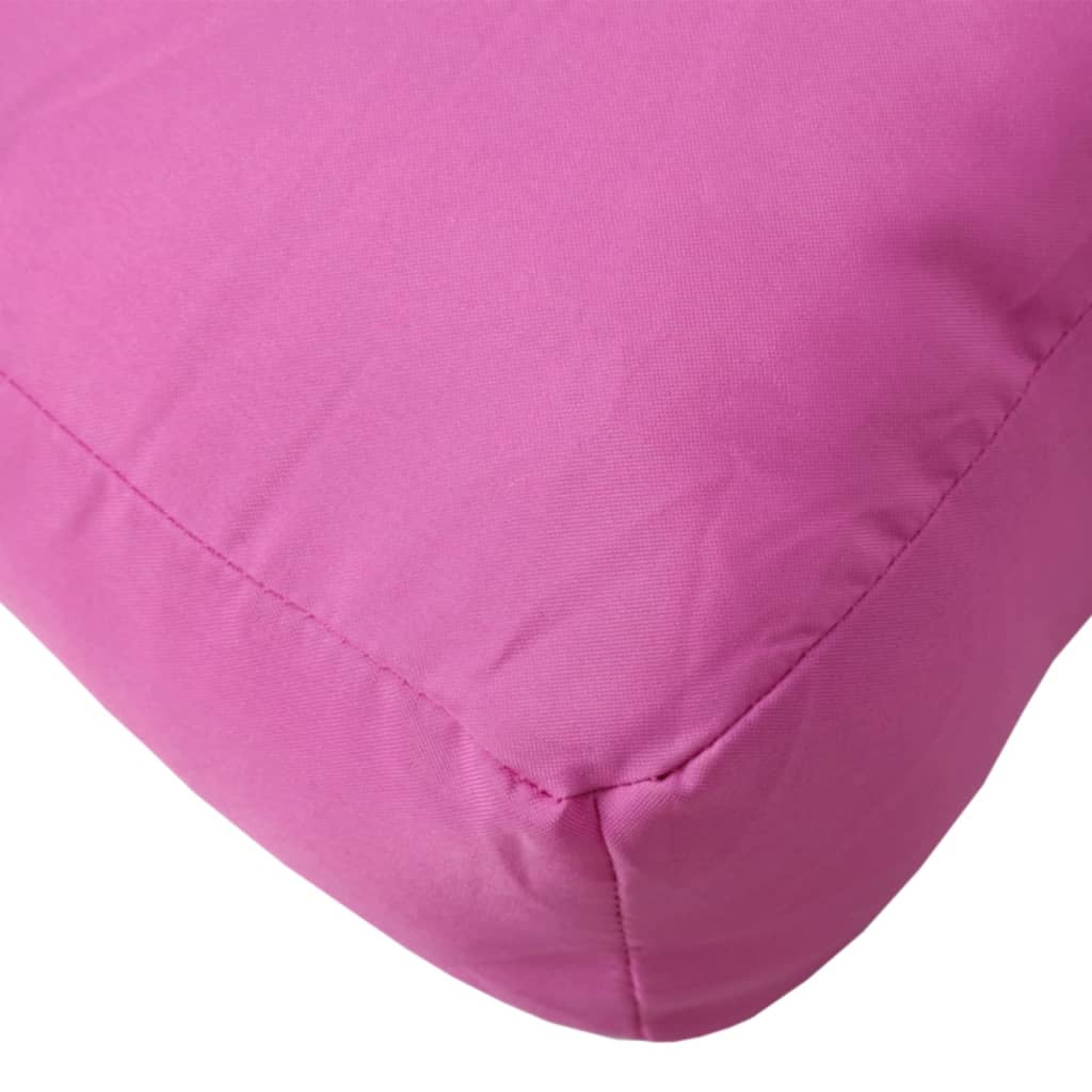 Palletkussen 50x40x12 cm stof roze