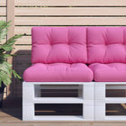 Palletkussen 50x40x12 cm roze polyester