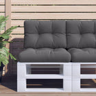 Pallet cushion 60x40x12 cm fabric anthracite