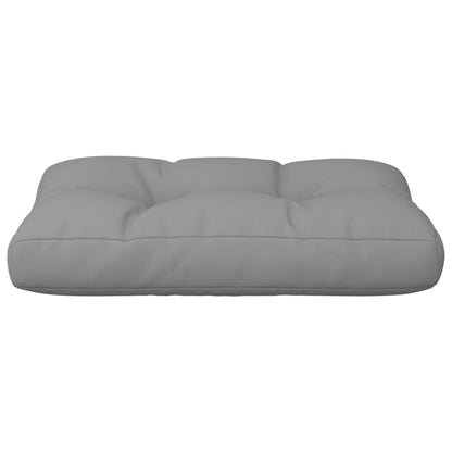 Palletkussen 60x40x12 cm stof grijs