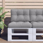 Pallet cushion 60x40x12 cm fabric grey