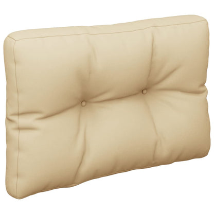Palletkussen 60x40x12 cm stof beige