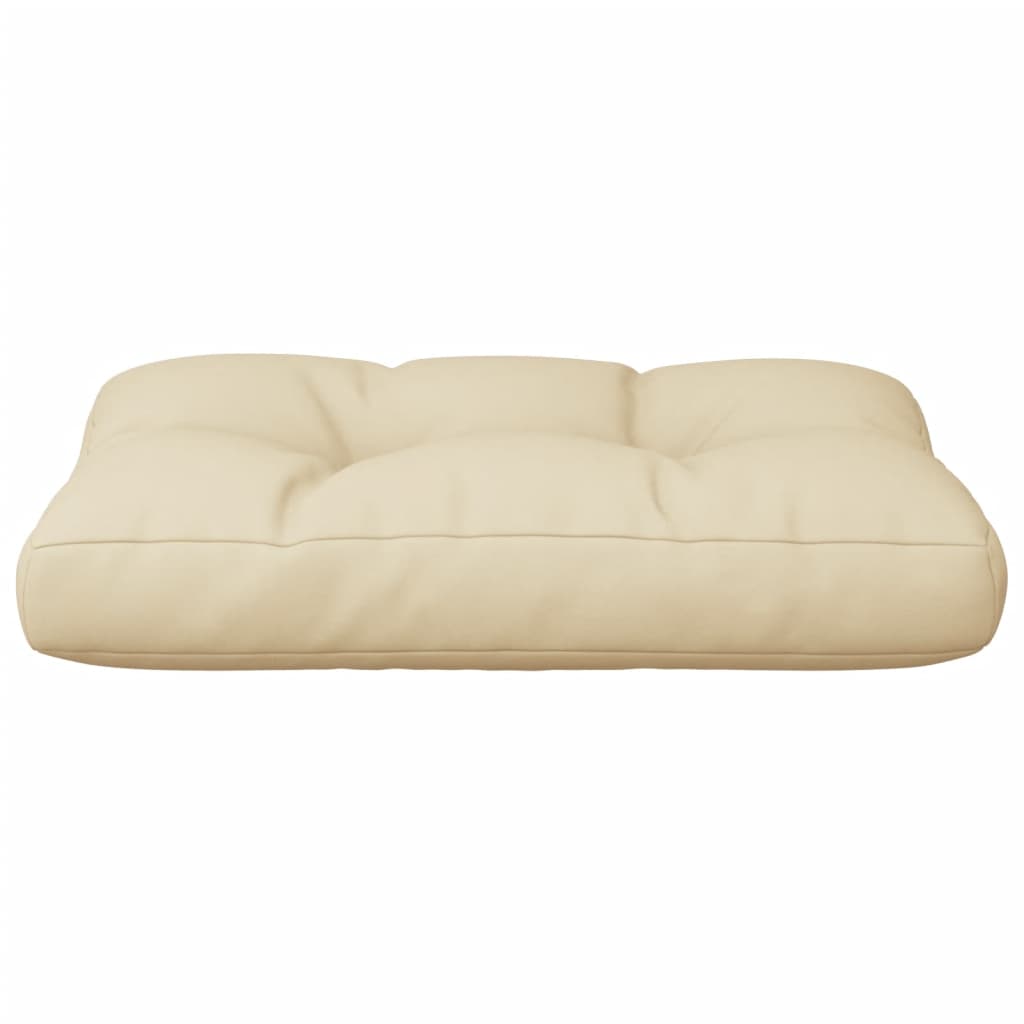 Palletkussen 60x40x12 cm stof beige