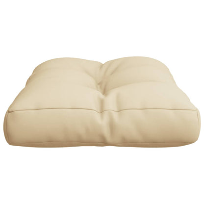 Palletkussen 60x40x12 cm stof beige